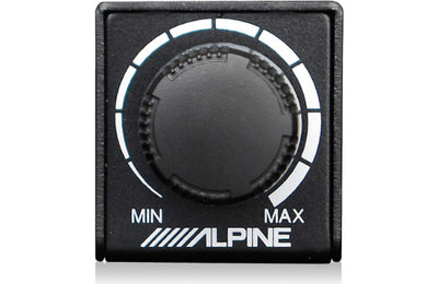 Alpine RUX-KNOB.2 : Bass Control Knob for Alpine Amplifiers, front view.