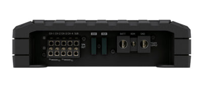 5ch Amplifier 60W/40W x 4ch + 300W/200W Mono @ 2Ω/4Ω, output section.