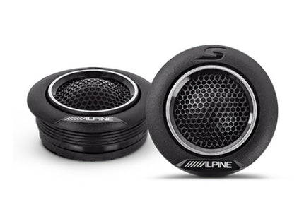 Alpine S2-S10TW : 1" Cloth Dome Tweeters, 80W RMS.