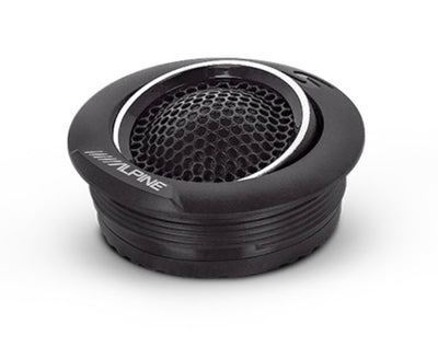 Alpine S2-S10TW : 1" Cloth Dome Tweeters, with removable swivel head top.
