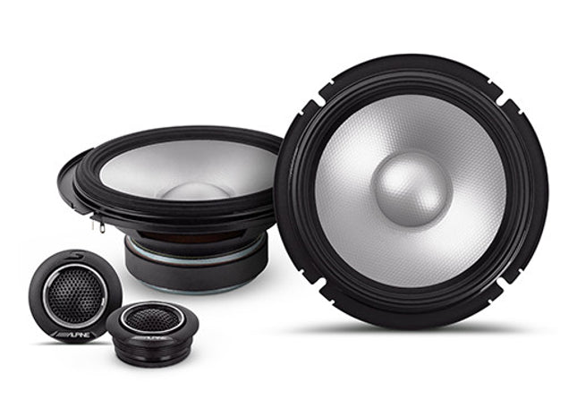 Alpine S2-S65C : 6.5" 80W RMS Component Speakers