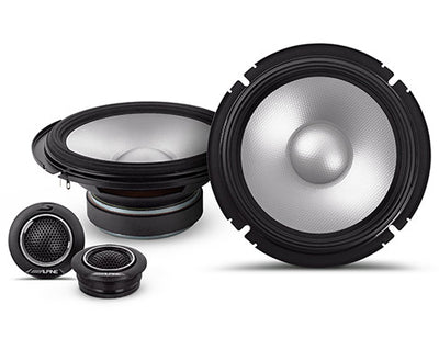 Alpine S2-S65C : 6.5" 80W RMS Component Speakers