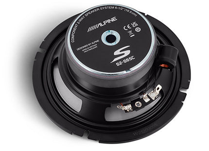 Alpine S2-S65C : 6.5" 80W RMS Component Speakers, woofer back side.