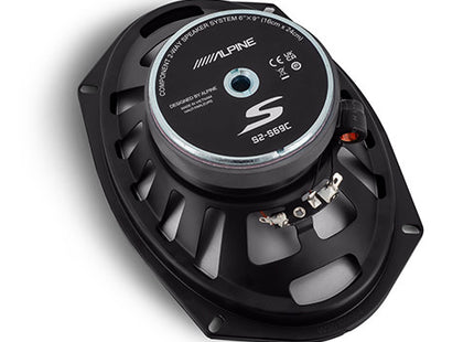 Alpine S2-S69C : 6x9" 85W RMS Component Woofer, bottom view.