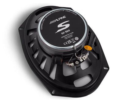 6x9" 85W RMS Coaxial Speakers, back side.