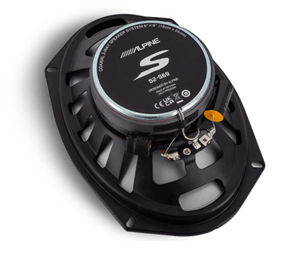 6x9" 85W RMS Coaxial Speakers, back side.