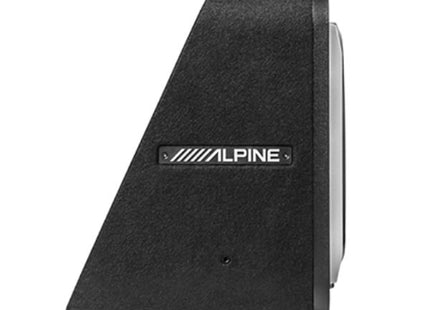 Alpine S2-SB10 : 10" Passive Loaded Subwoofer Enclosure, side view.