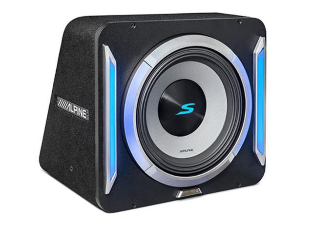 Alpine S2-SB12 : 12" Passive Loaded Subwoofer Enclosure, 600W RMS @ 2Ω
