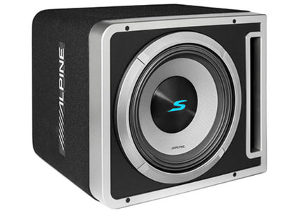 Alpine S2-SB12V : 12" Passive Loaded Subwoofer Enclosure, 600W RMS @ 2Ω.