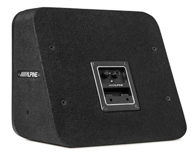 Alpine S2-SB8 : 8" Passive Loaded Subwoofer Enclosure, rear view.