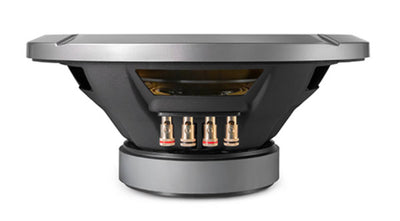 Alpine S2-W8D : 8" 300W Subwoofer, 2Ω or 4Ω DVC, side view.