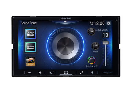 Alpine iLX-W670 : 7" DDIN Bluetooth Mechless Head Unit sound boost screen.