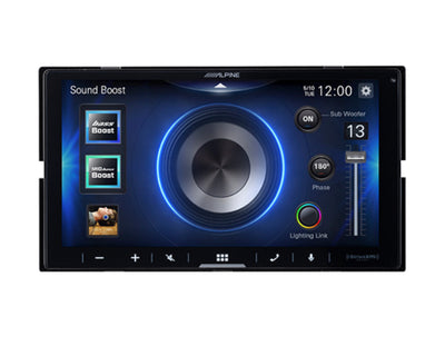 Alpine iLX-W670 : 7" DDIN Bluetooth Mechless Head Unit sound boost screen.