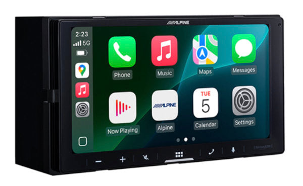 Alpine iLX-W770-M : 6.75" DDIN Bluetooth Mechless Head Unit, CarPlay Screen.