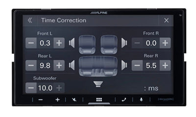 Alpine iLX-W770-M : 6.75" DDIN Bluetooth Mechless Head Unit with WiFi, time correction screen.
