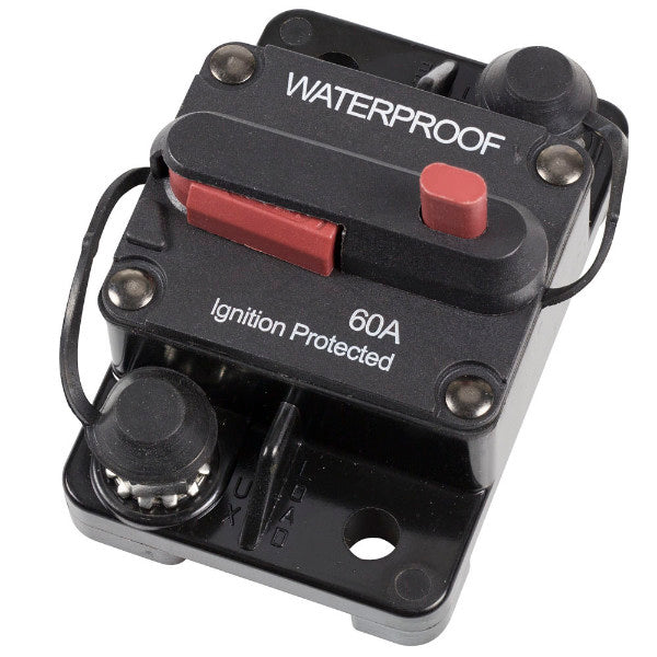 Install Bay Circuit Breakers : 60A Waterproof Circuit Breaker.