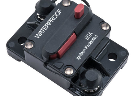 Install Bay Circuit Breakers : 80A Waterproof Circuit Breaker.