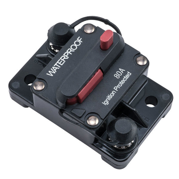 Install Bay Circuit Breakers : 80A Waterproof Circuit Breaker.