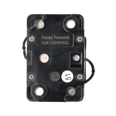 Install Bay Circuit Breakers : 50A Waterproof Circuit Breaker, bottom view.
