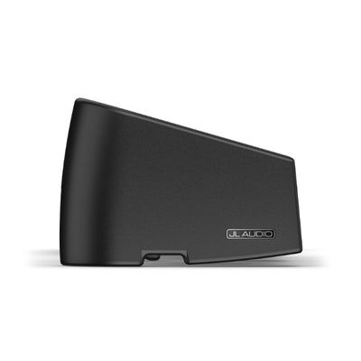 JL Audio SBX-GM-SLVCC4/12TW3 : Dual 12" 800W 2Ω Thin Subwoofer Enclosure, side view.