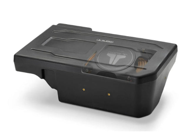 JL Audio SBX-T-TCMAX3G/12TW3 : 12" 400W 2Ω Thin Subwoofer Enclosure, cutaway view.