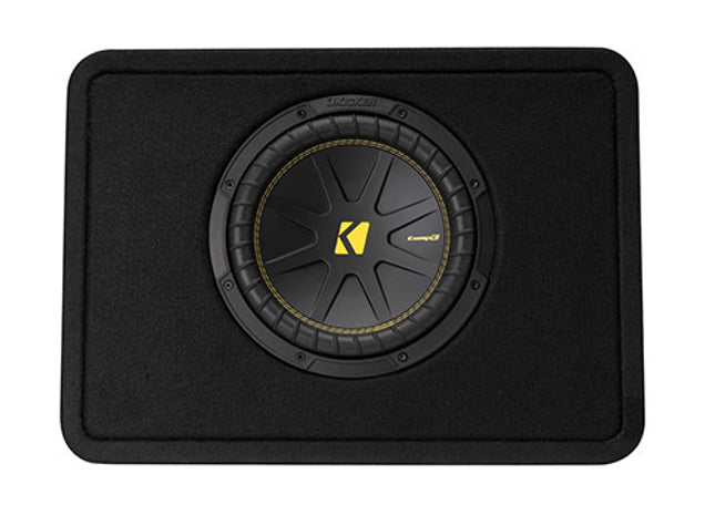 Kicker 50TCWC102 : 10" 300W  2Ω Thin Subwoofer Enclosure.