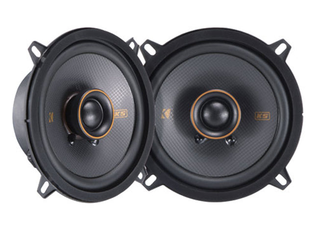 Kicker 51KSC504 : 5.25" 75W RMS Coaxial Speakers.