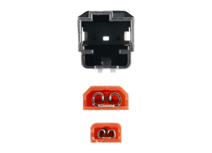 Metra 72-5605 : Tweeter Replacement Wiring Harness, pin view.