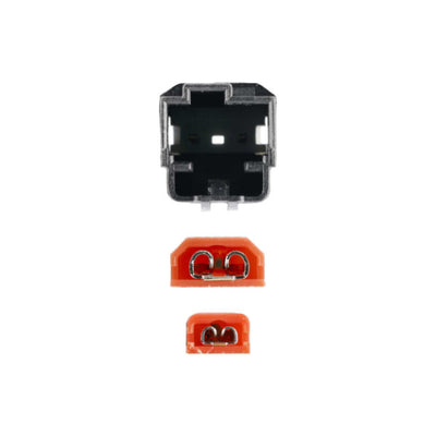 Metra 72-5605 : Tweeter Replacement Wiring Harness, pin view.
