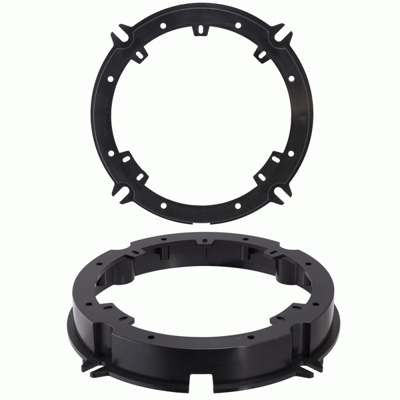 Metra 82-7303 : 6-6.75" Door Speaker Replacement Trim Rings, 2009-UP Hyundai KIA.