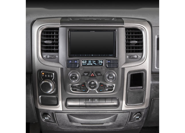 Metra 95-6558B : DDIN Radio Replacement Dash Kit, shown installed.