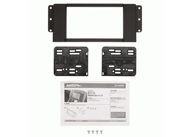 Metra 95-9406B : DDIN Radio Replacement Dash Kit contents.