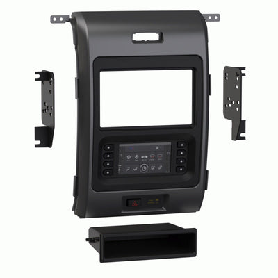 Metra 99-5846B : DIN or DDIN Radio Replacement Dash Kit, 2013-2014 Ford F-Series (with 4.2" Screen)