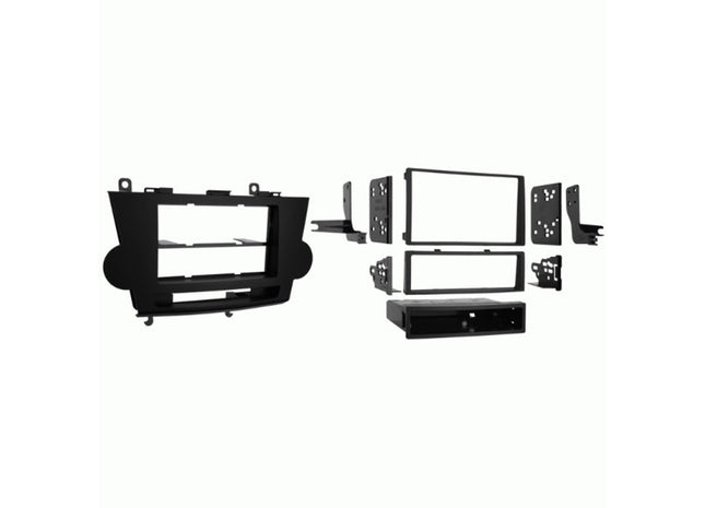 Metra 99-8222 : DIN or DDIN Radio Replacement Dash Kit, 2008-2012 Highlander, shown in Black.