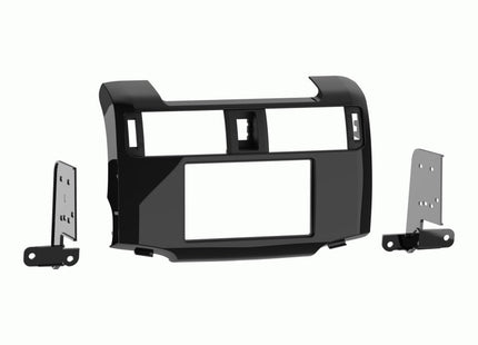 Metra 99-8271 : DIN or DDIN Radio Replacement Dash Kit, 2010-UP Toyota 4Runner with High Gloss Charcoal