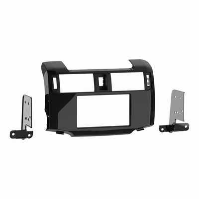 Metra 99-8271 : DIN or DDIN Radio Replacement Dash Kit, 2010-UP Toyota 4Runner with High Gloss Charcoal