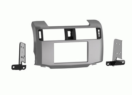 Metra 99-8271 : DIN or DDIN Radio Replacement Dash Kit, 2010-UP Toyota 4Runner with Silver