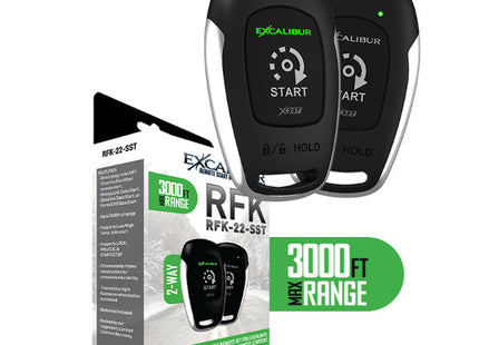 Omega RFK-22-SST : 2-Way 1-Button Remote Start Controller.