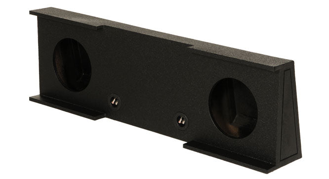 SPL Boxes SB182-212-BL : Dual 12" Sealed Subwoofer Box, side view.
