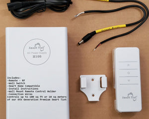 Smart Tint H-100R : Power Supply with Remote Control or Wall Switch, On/Off Only 100W