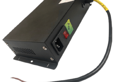 Smart Tint H-400R : Power Supply with Remote Control or Wall Switch, side view dimensions.