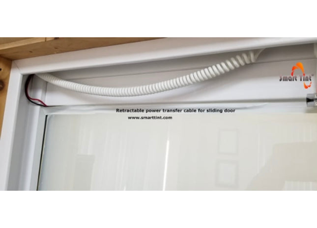 Smart Tint Part #14263 : Sliding Glass Power Transfer Cable, mounted horizontally.