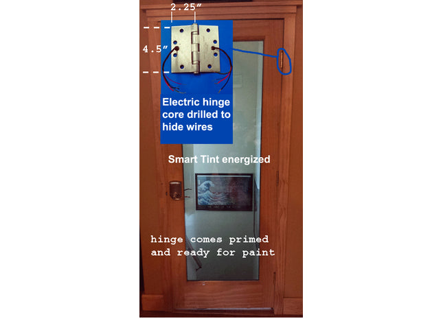 Smart Tint Part #36854 : Smart Film Electric Door Hinge installation.