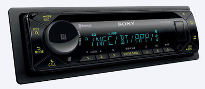 Sony MEX-N5300BT : DIN Size CD Bluetooth Head Unit, side view.