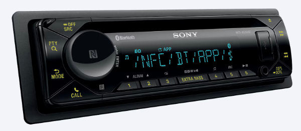 Sony MEX-N5300BT : DIN Size CD Bluetooth Head Unit, side view.