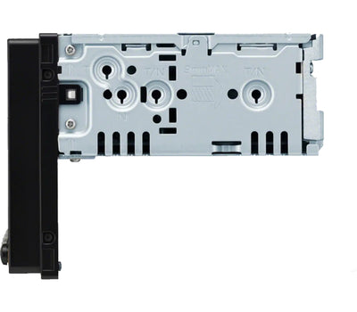 Sony XAV-9000ES : 6.75" DDIN Style Hi-Res Bluetooth Mechless Head Unit, side view.