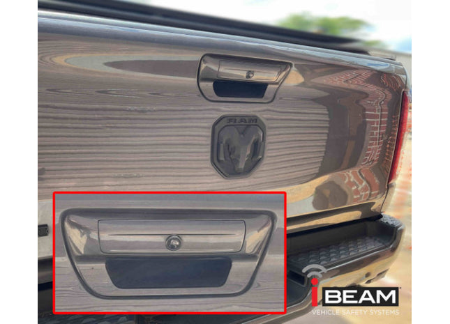 iBeam TE-RMTH : Tailgate Handle Backup Camera, shown installed.