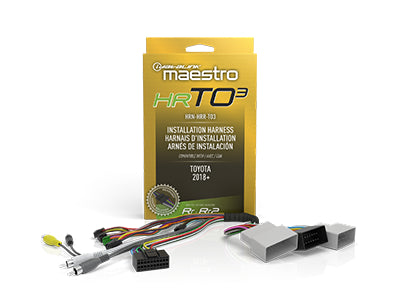 iDatalink HRN-HRR-TO3 : Radio Replacement Maestro T-Harness, 2018-2024 Toyota.