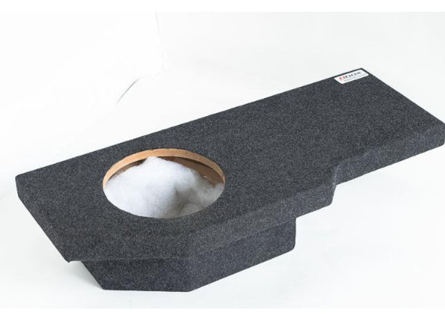 A-Trend A201-10CP : Single 10" Sealed Sub Box for RAM Quad Cab 2002-2018, top side.