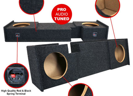 A-Trend A302-10CP : Dual 10" Sealed Sub Box for For F-150 Super Cab 2000-2003, specs.